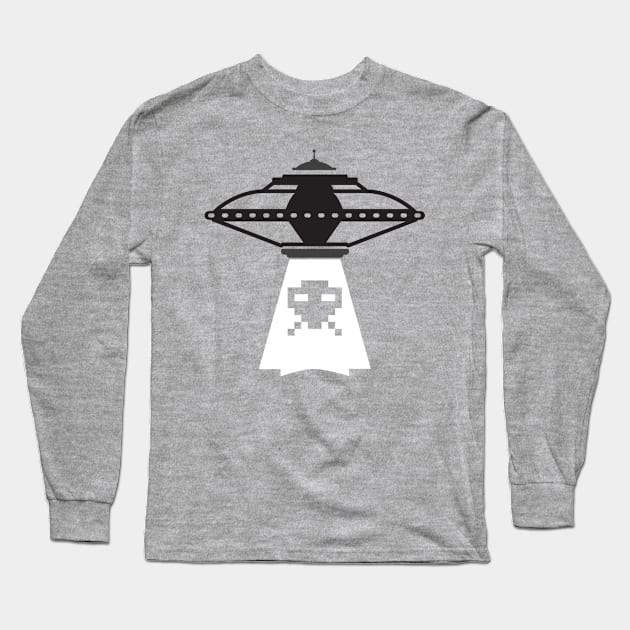 UFO Abduction Long Sleeve T-Shirt by justSVGs